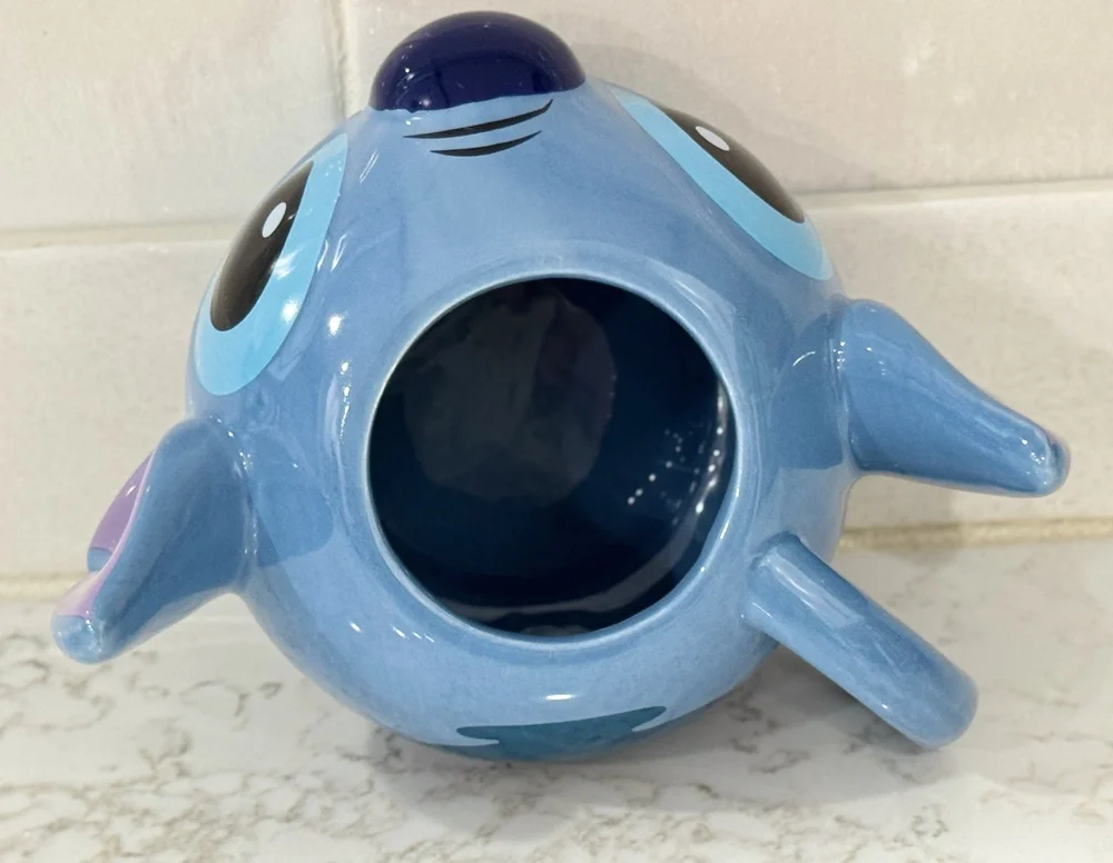 Disney Stitch Mug 3D Sculpted Ceramic Coffee Cup Lilo and Stitch Oversized Y2K